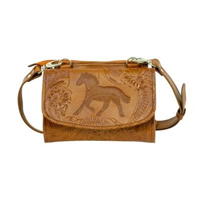 American West Hitchin' Post Texas Two Step Crossbody Bag/Wallet
