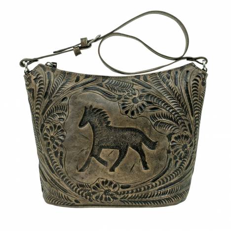 American West Hitchin' Post Zip Top Bucket Tote