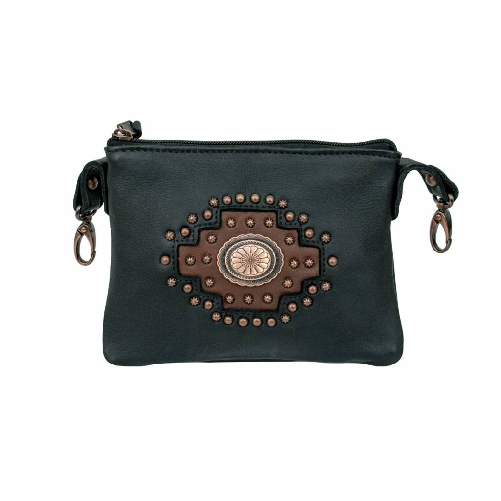 American West Midnight Copper Ultra Soft Trail Rider Crossbody/Hip Bag