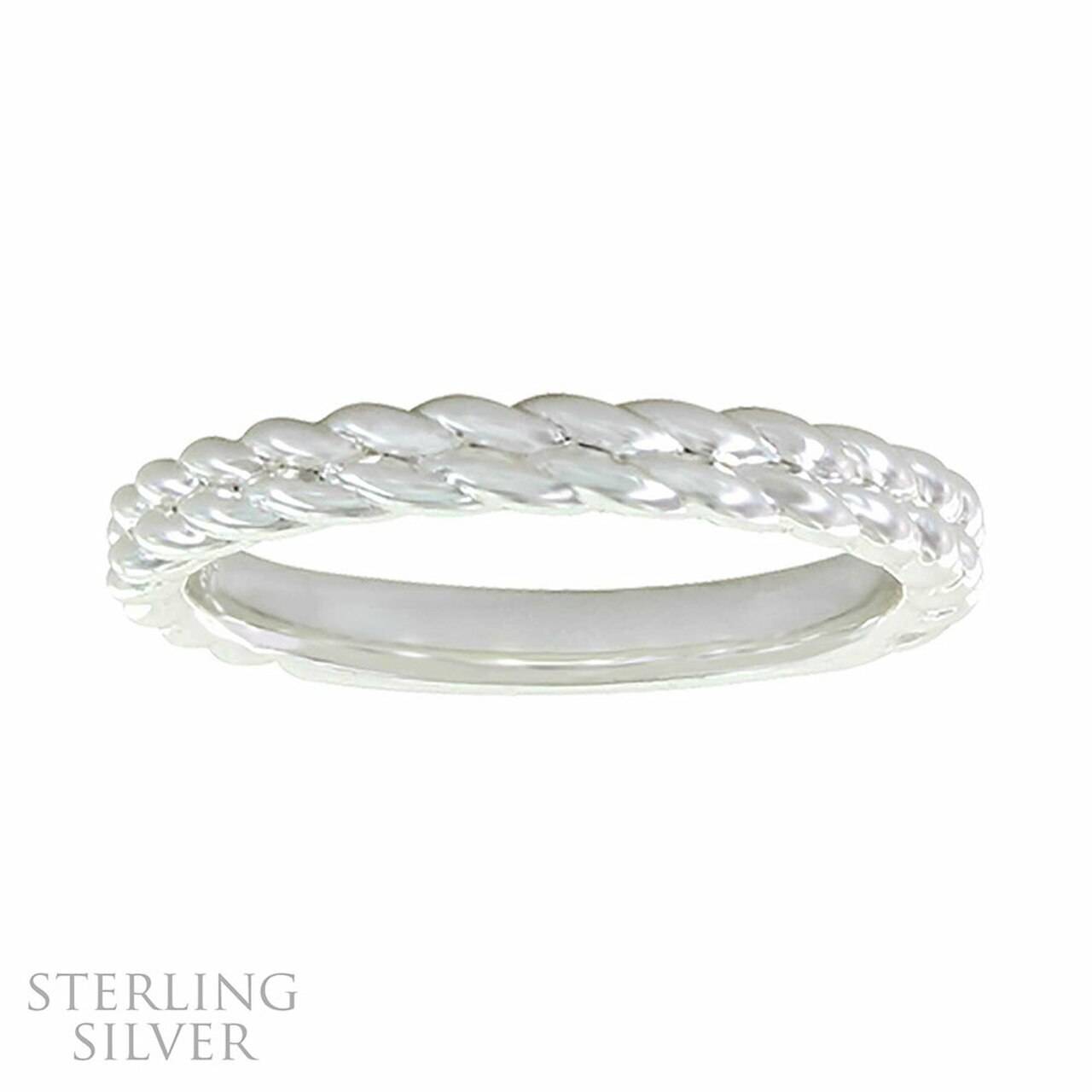 4-261850 Montana Silversmiths Two Trails Rope Ring sku 4-261850