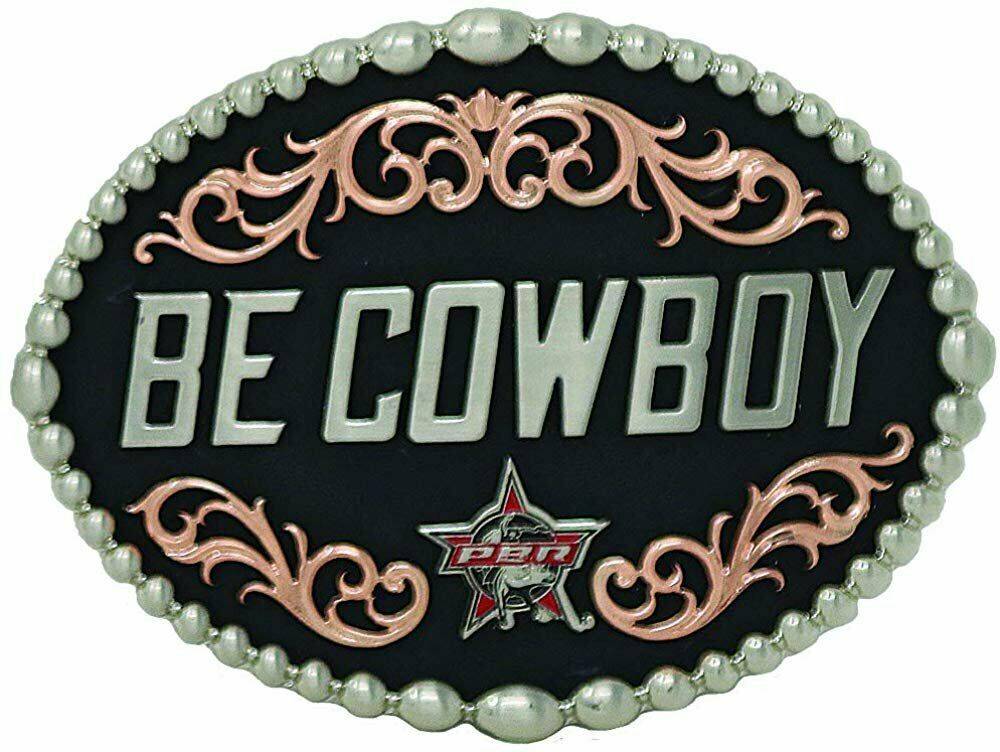 Montana Silversmiths Mens Be Cowboy Belt Buckle