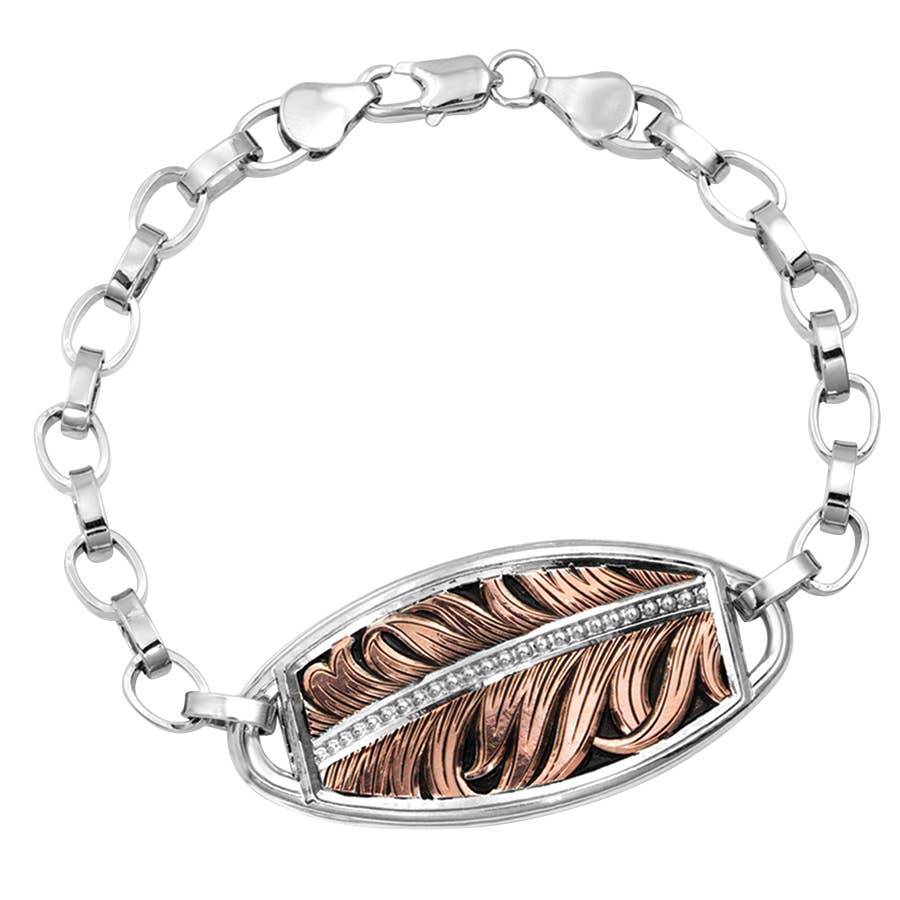 Montana Silversmiths Ladies Hopes Feather Wisp Bracelet