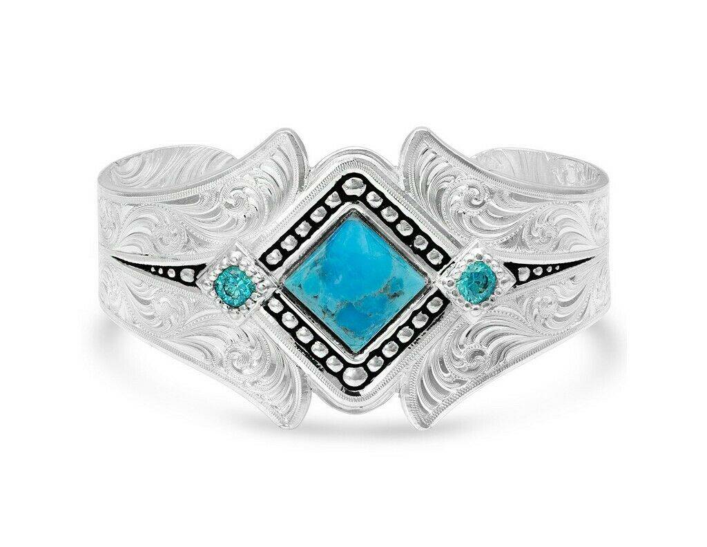 4-261928 Montana Silversmiths Ladies Bracelet Stone Silver  sku 4-261928