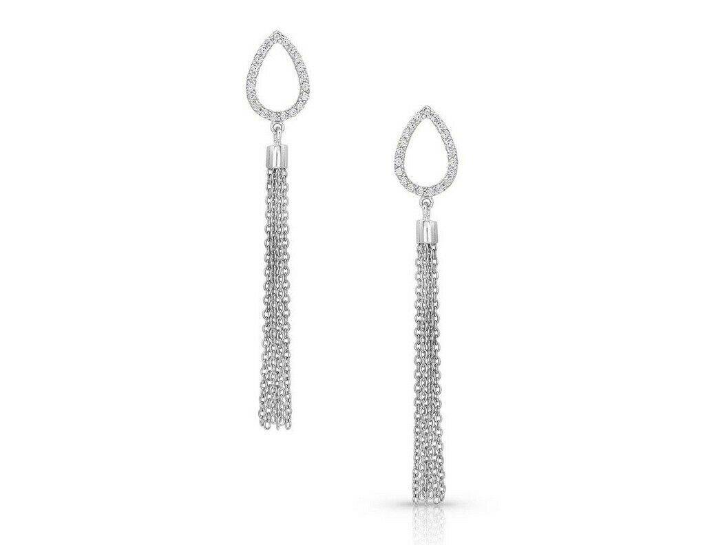 4-261929 Montana Silversmiths Teardrop Fringe Dangle Earrin sku 4-261929