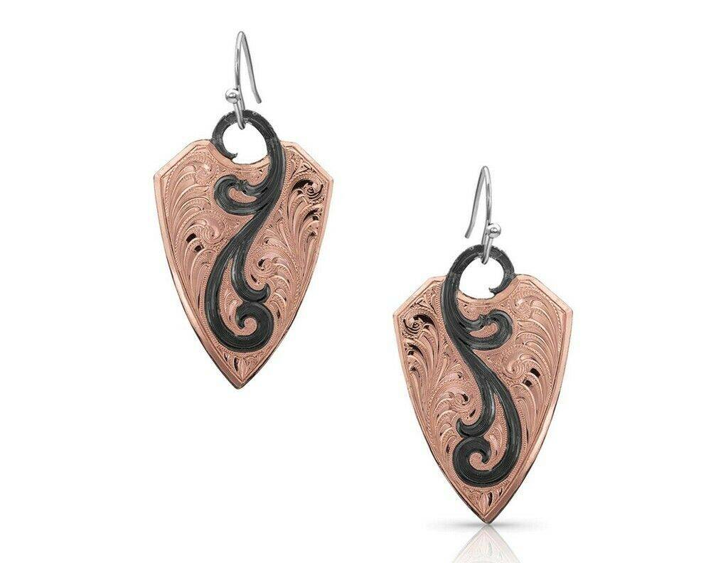 Montana Silversmiths Ladies Tailwinds Arrowhead Earrings