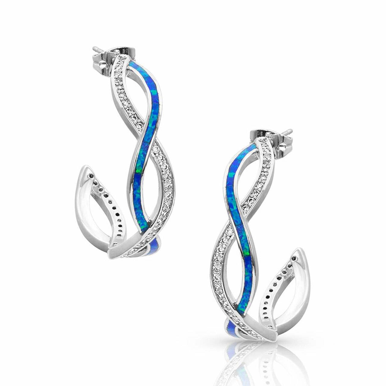 Montana Silversmiths River Lights Twisting Earrings