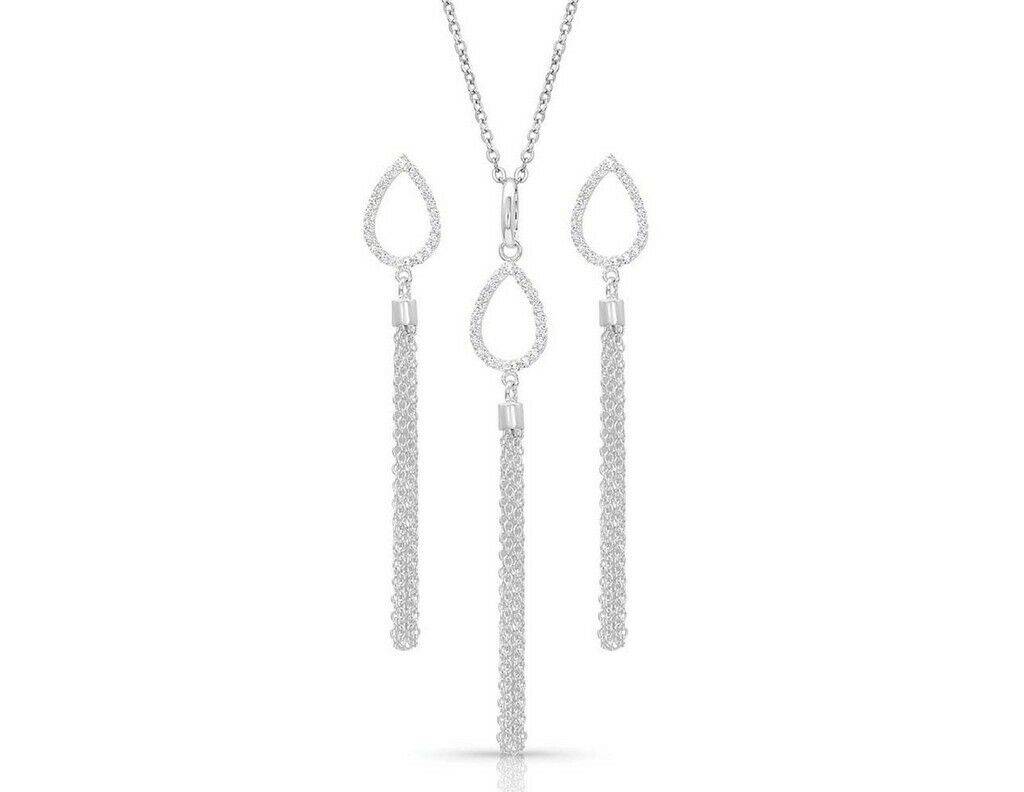 4-261965 Montana Silversmiths Teardrop Fringe Jewelry Set sku 4-261965