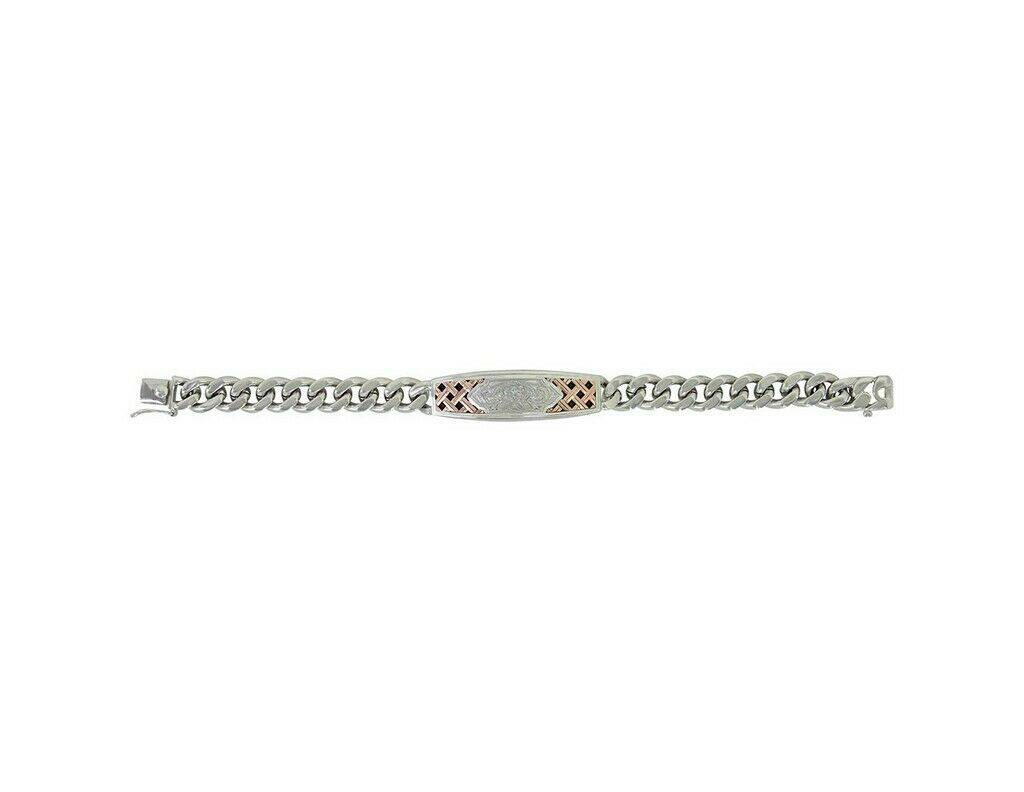 4-261969 Montana Silversmiths Mens Legacy Woven Link Bracel sku 4-261969