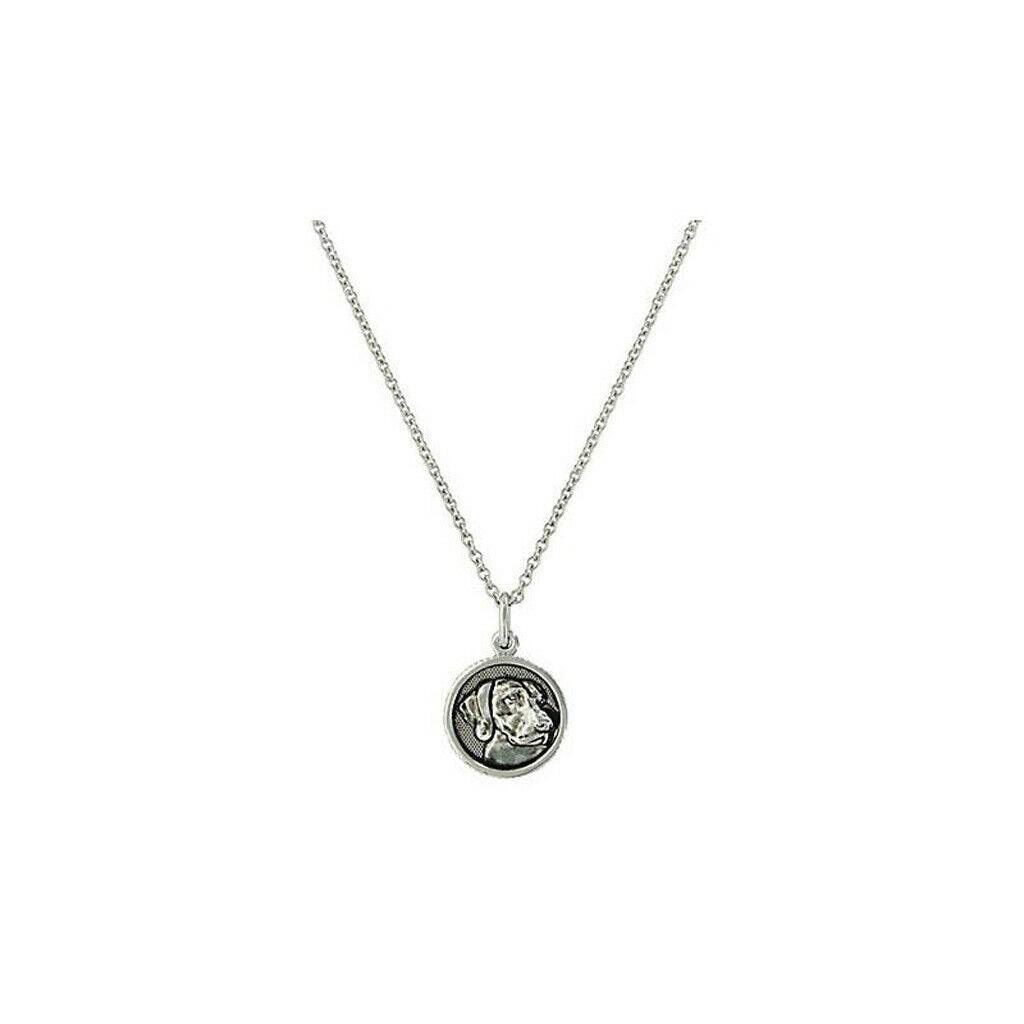 Montana Silversmiths Happy Tails Short Hair Pointer Charm Necklace