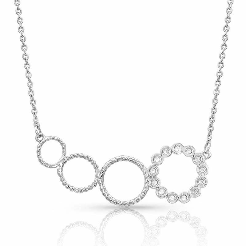 Montana Silversmiths Quad Circle Necklace