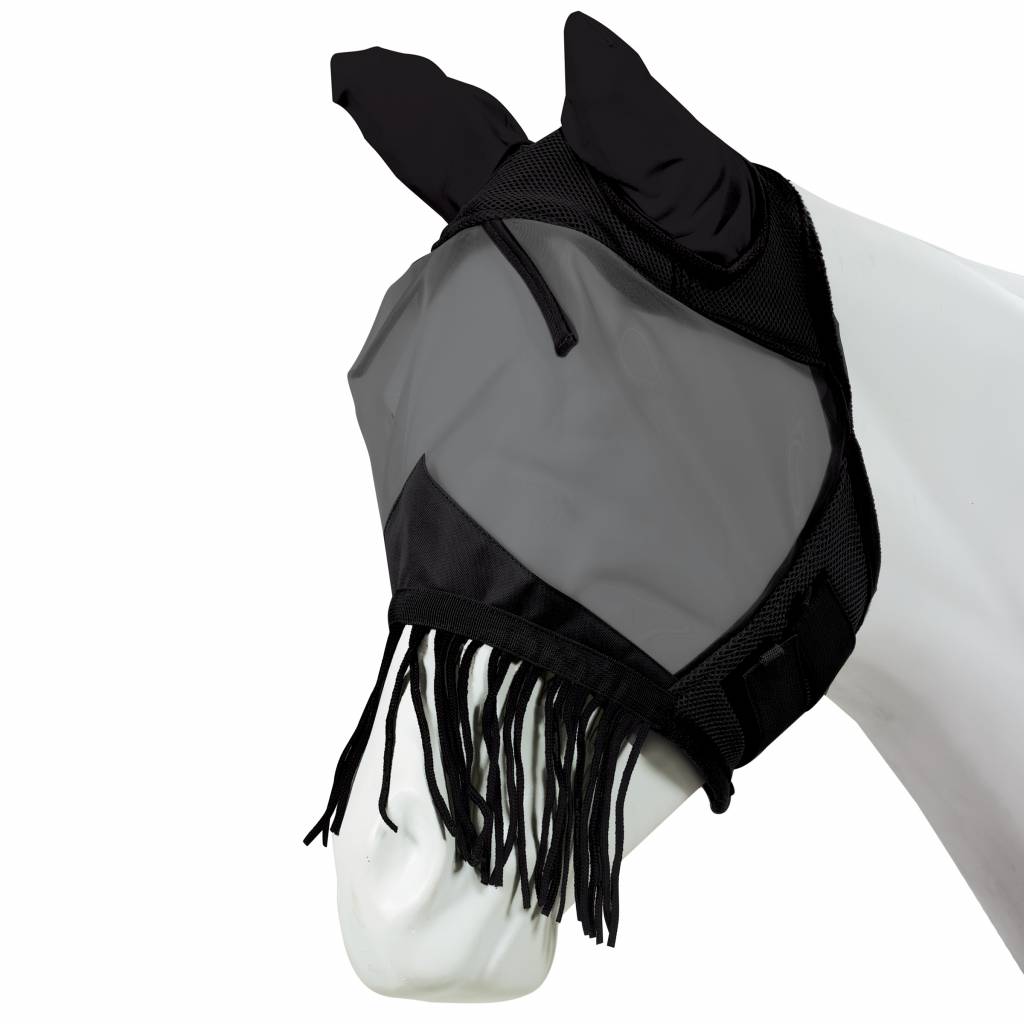 Centaur Fine Mesh Fly Mask with Fringe