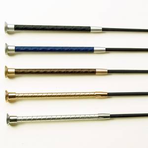 EquiStar PVC Leather Grip Dressage Whip