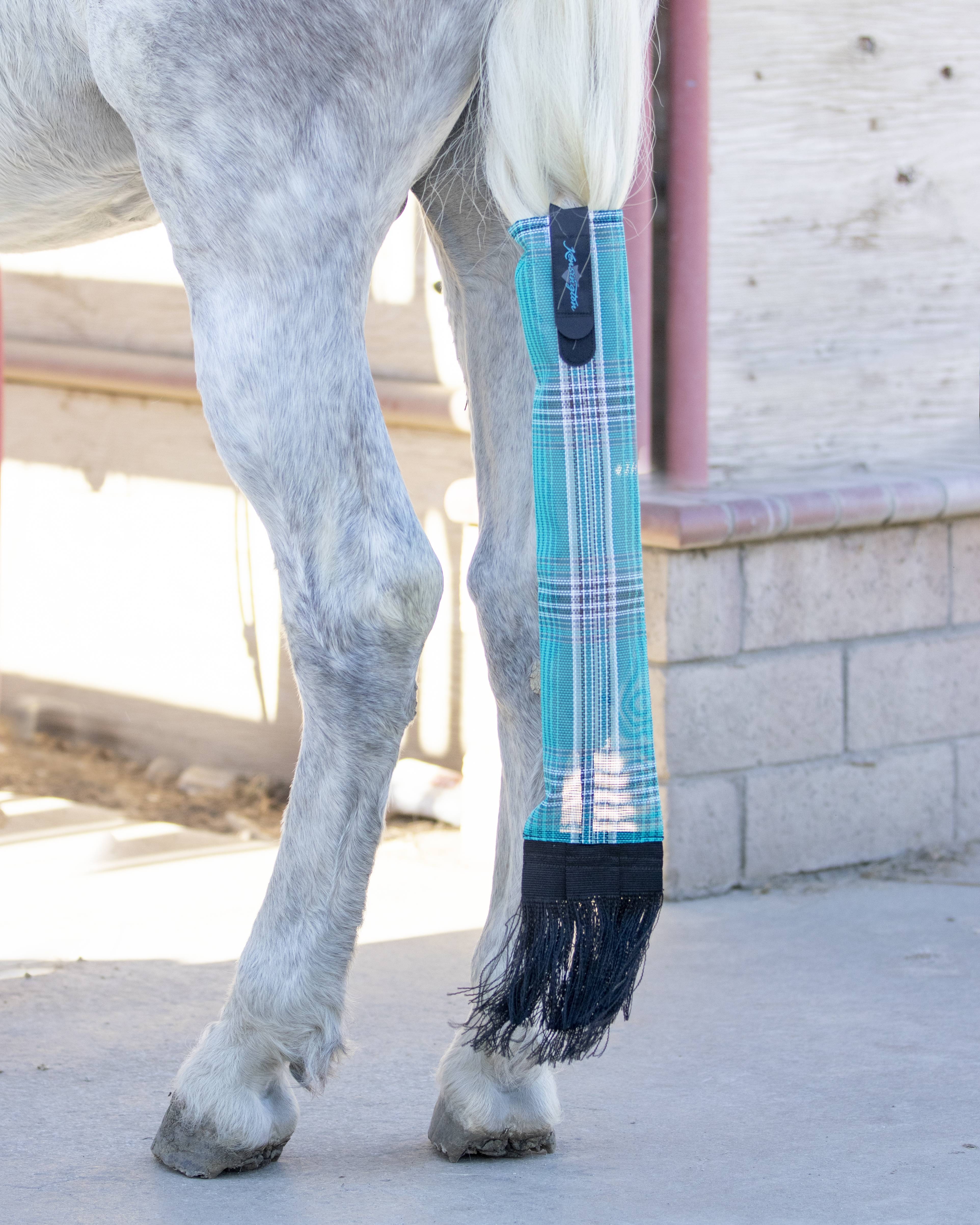 Kensington Signature Textilene Horse Tail Cover Fringe Trim Provides Additional Reach 
