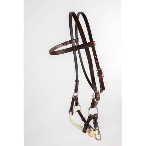 Tory Leather Peak Performance Side Pull with Wax Rope Nose