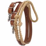 Tory Leather Big Knot Waxed Roping/Barrel Reins
