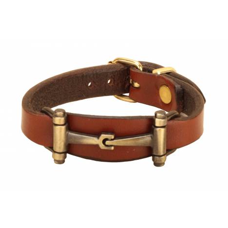 Tory Leather Flared Snaffle Bit Bracelet