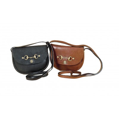 Tory Leather Mini Shoulder with Snaffle Bit
