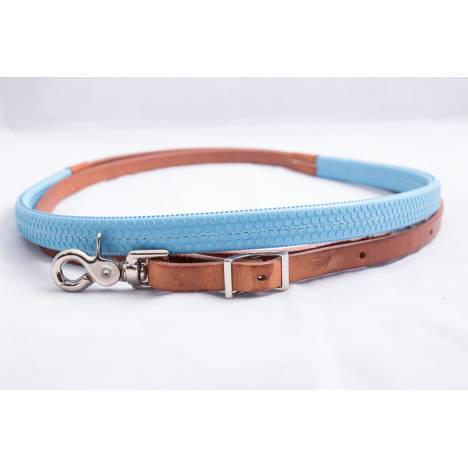 Tory Leather Rubber Grip Roping Reins