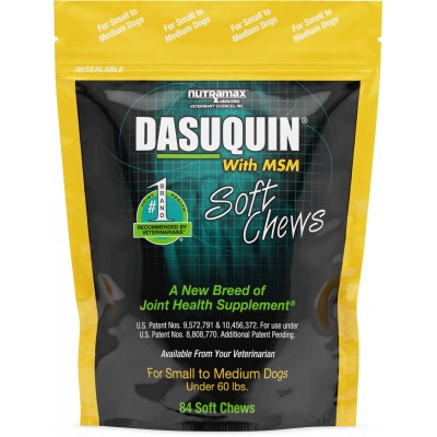 Nutramax Dasuquin with MSM Soft Chews for Small to Medium Dogs