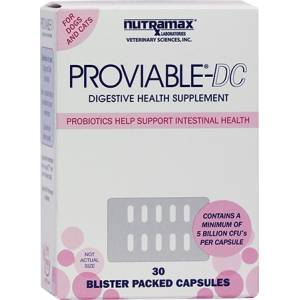 Nutramax Proviable Digestive Health Supplement for Cats and Dogs