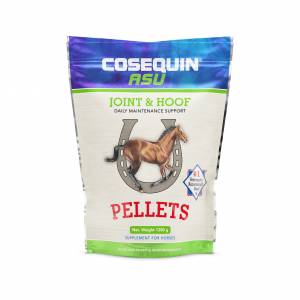 Nutramax Cosequin ASU Joint & Hoof Pellets Joint Health Supplement for Horses - Pellets with Glucosamine, Chondroitin, MSM, and Biotin