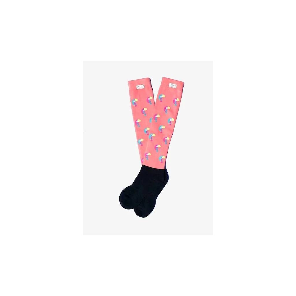 Lettia Ladies Toucan Padded Boot Socks