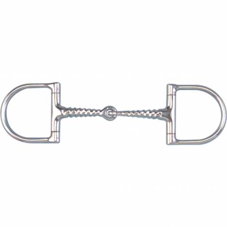 Toklat Pony Corkscrew Snaffle Dee - 2 1/2" Rings