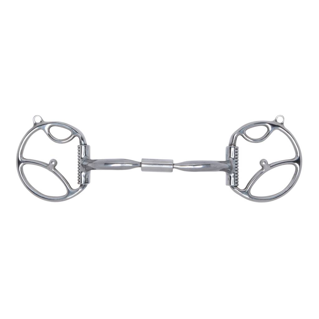 Myler Western Dee with Hooks Comfort Snaffle Wide Barrel MB 02