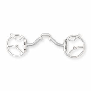 Myler Western Dee with Hooks Correctional Wide Port MB 41PBW Bit