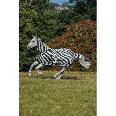 Bucas Zebra Buzz Off Detachable Neck Turnout Sheet