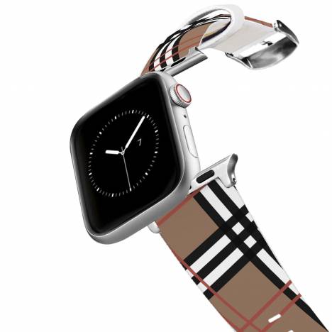 C4 Apple Watch Band - Khaki Plaid