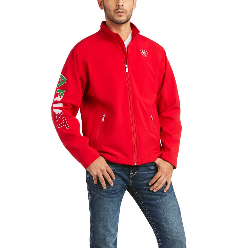 Airat Mens New Team Softshell MEXICO Water Resistant Jacket