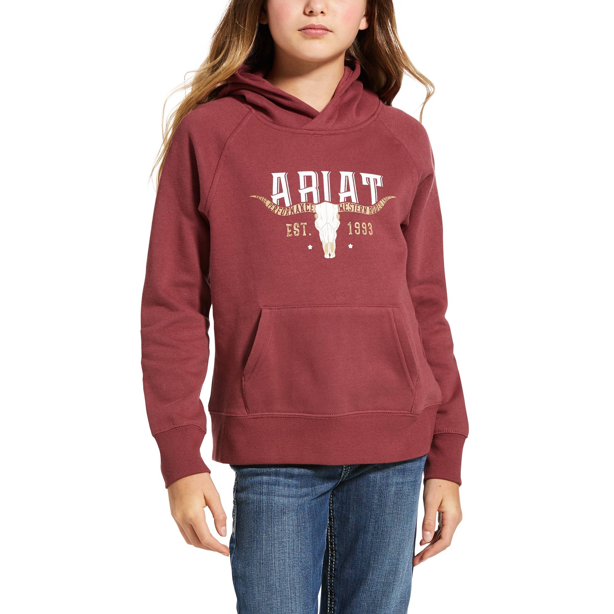 4-272923 Ariat Kids REAL Vintage Hoodie sku 4-272923