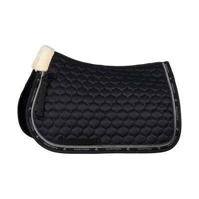 Horze Claremont All Purpose Saddle Pad with Faux Fur