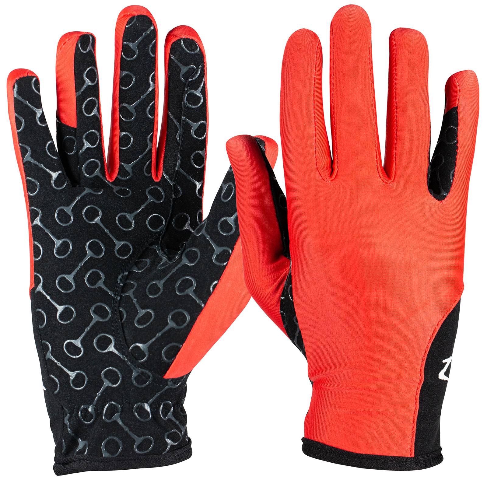 4-274853 Horze Riding Gloves with Silicone Palm Print sku 4-274853