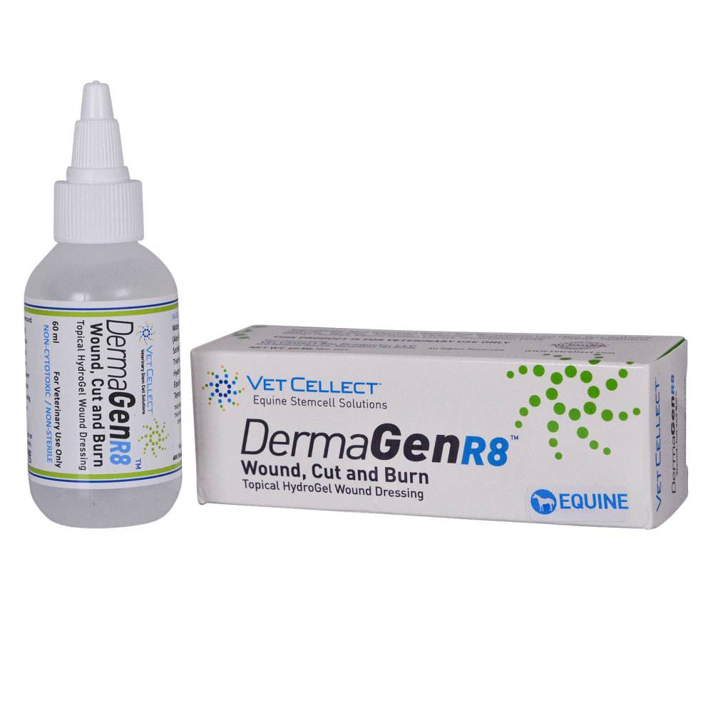 DermaGenR8 Wound, Cut and Burn Topical Equine HydroGel