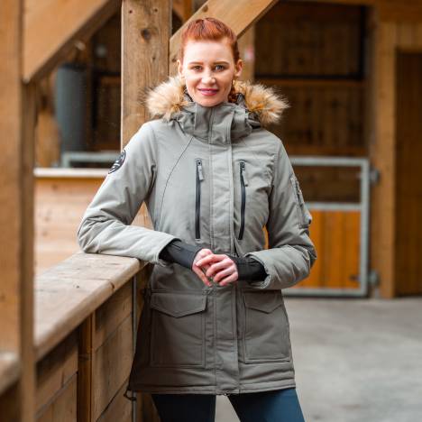 Horze Ladies Brooke Long Parka Jacket