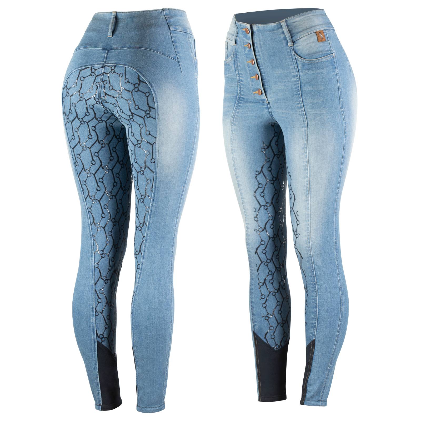 4-276066 Horze Ladies Limited Edition Filippa Denim Breeche sku 4-276066