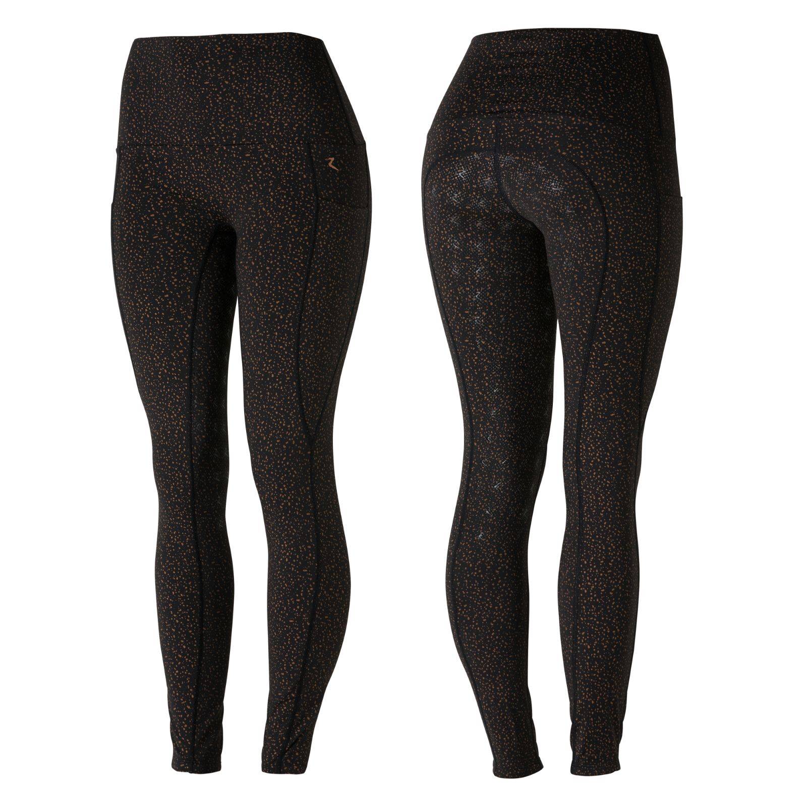 Horze Ladies Limited Edition Scarlett Tights with Bronze Print