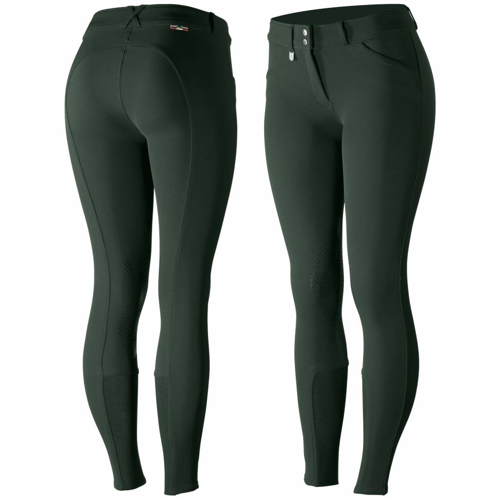 Horze Grand Prix Silicone Breeches- Ladies, Knee Patch