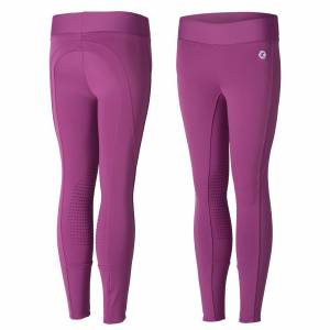 Horze Kids Active Winter Silicone Knee Patch Tights