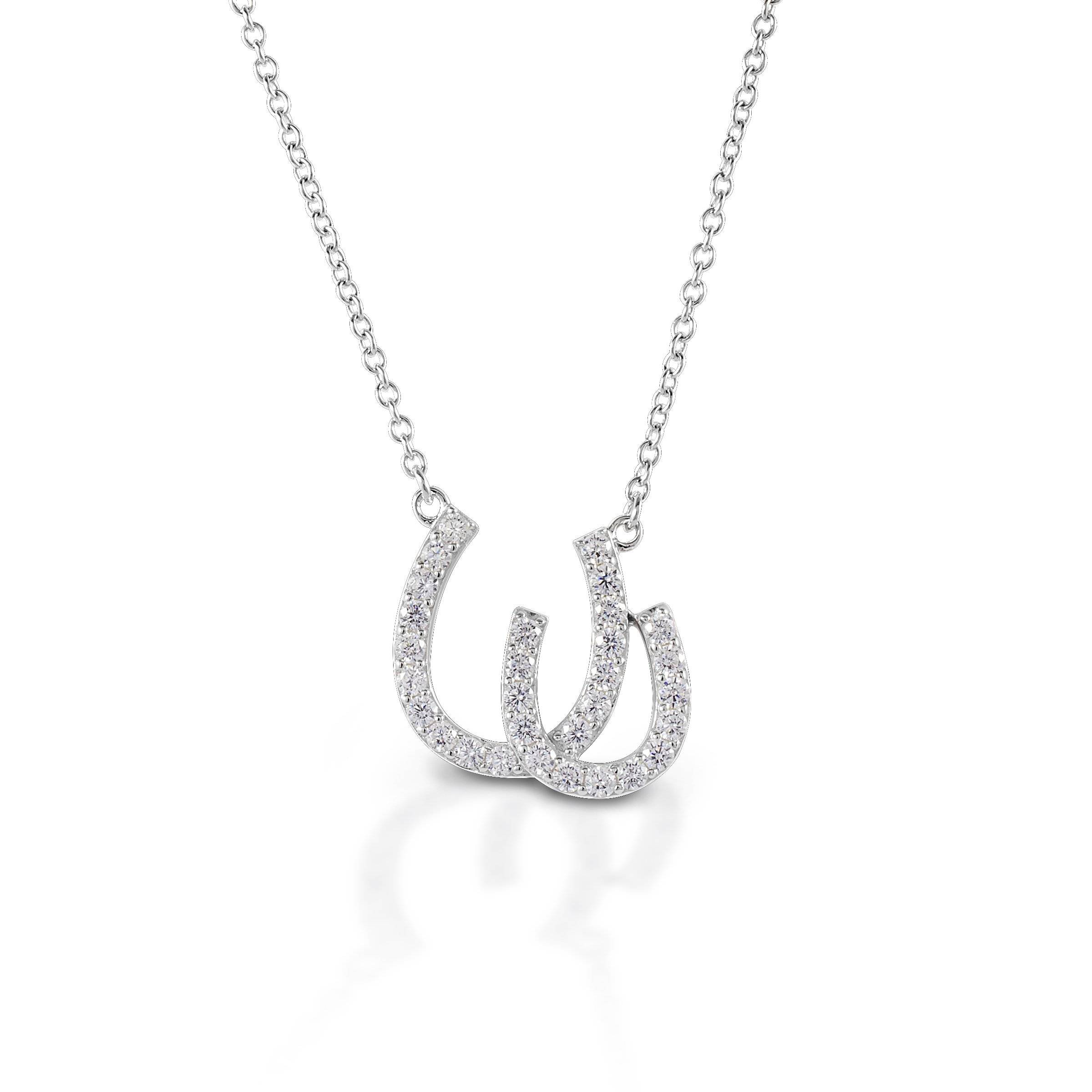 Kelly Herd Double Horseshoe Necklace