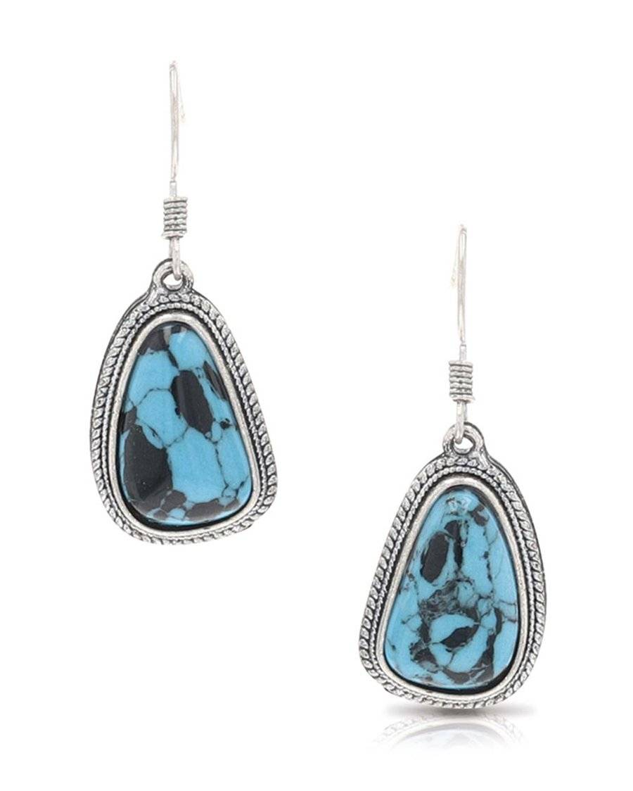 Montana Silversmiths Ladies Attitude Blue Heaven Earrings