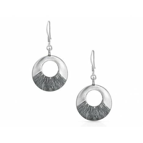 Montana Silversmiths Peaceful Trails Round Earrings