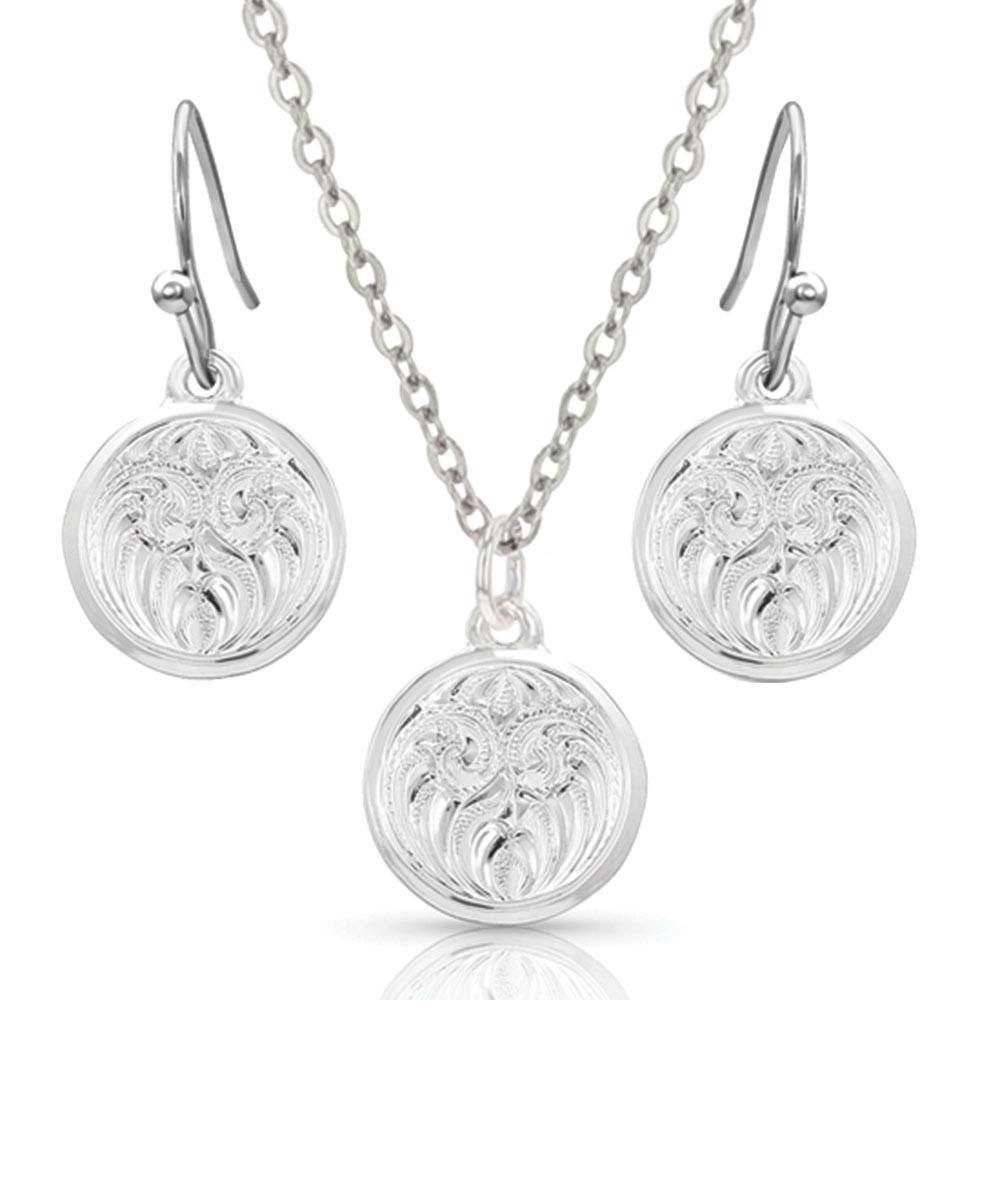 4-278140 Montana Silversmiths Silver Drops Charm Jewelry Se sku 4-278140