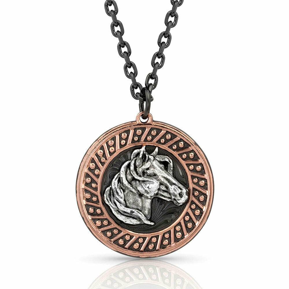 Montana Silversmiths Night Medallion Round Necklace