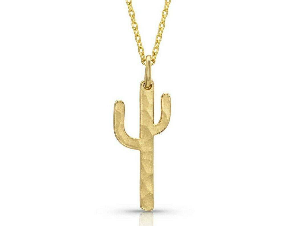 Montana Silversmiths Golden Cactus Necklace