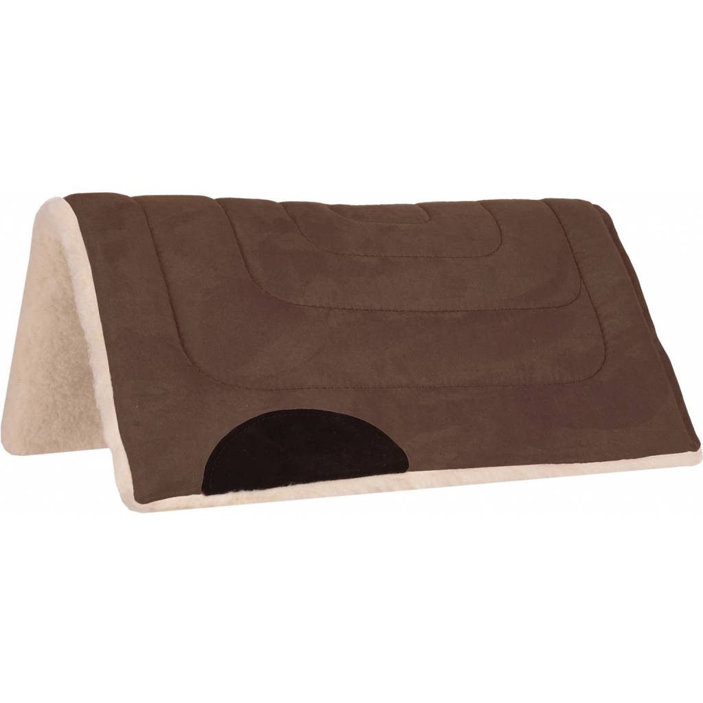 Mustang Faux Suede Pony Pad with Fleece Bottom