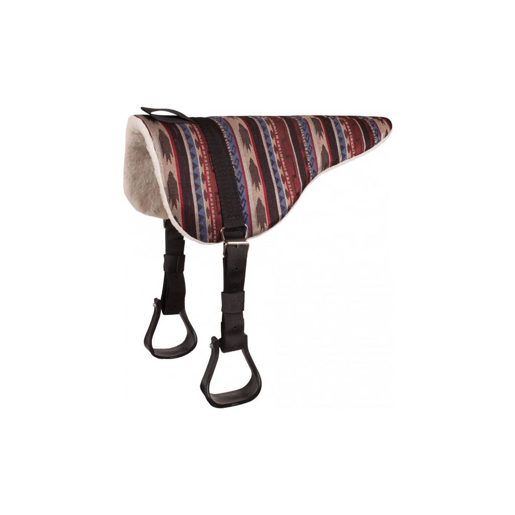 Mustang Mesa Herculon Bareback Pad with Stirrups