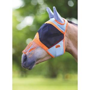 Shires Air Motion Fly Mask Wtih Ears & Nose Fringe